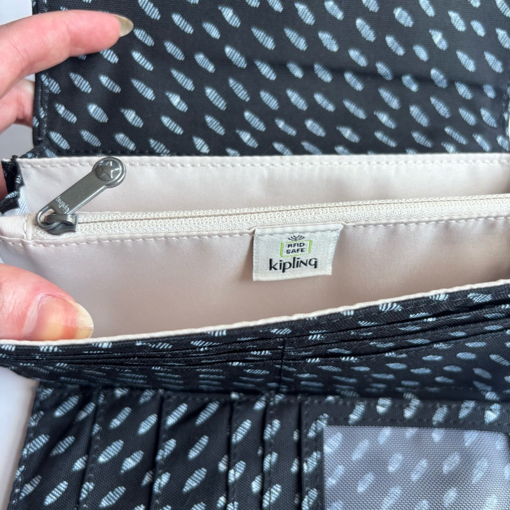 Kipling Patterned Rfid Safe Wallet - image 6
